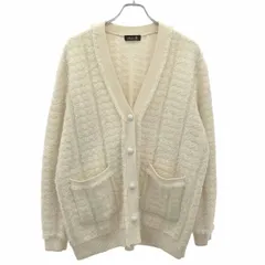 Drawer ドゥロワー 24AW マルチファブリックカーディガン 6515-299-0633 ホワイト F