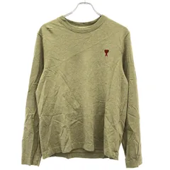 AMI PARIS ami alexandre mattiussi アミパリ アミ アレクサンドル マテュッシ エンブロイダリーロングスリーブTシャツ UTS205.726 グリーン系 Sのサムネイル