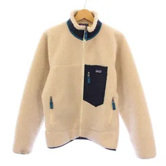 パタゴニア Patagonia クラシックレトロXジャケット ボア スタンドカラー アウター ジップアップ ロゴ 切替 S ベージュ 23056 /BBのサムネイル