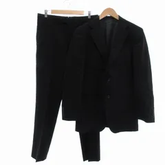 SOCIAL スーツ セットアップ フォーマル ジャケット パンツ ウール 96A7 85 ブラック /UO