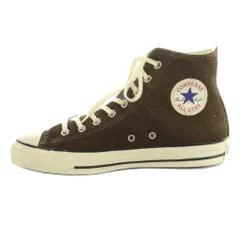 コンバース CONVERSE ALL STAR US HI ハイカットスニーカー シューズ スエード US7.5 26.0cm ブラウン 茶色 1SE157 /MI ■OS