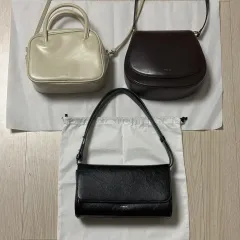 スタンドオイル バターバッグ Classic Black / クラム クロスバック Cacao / ドゥドゥバッグ Vanilla