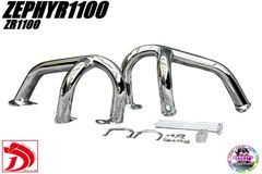 GN125 侍 ハス切り ショート管 メッキ60.5π/斜めカット 鉄管 GN125H