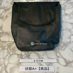 【美品】A DECE OASIS アディスオアシス 防水バッグ ロールトップ仕様 20cm相当 ブラック