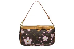 LOUISVUITTON ルイヴィトン ポシェット アクセソワール アクセサリーポーチ M92006 モノグラム チェリーブロッサム 村上隆 良品 中古 4b009359