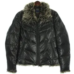 ニコルクラブフォーメン NICOLE CLUB FOR MEN ダウン ジャケット フェイクファー ブラック 50