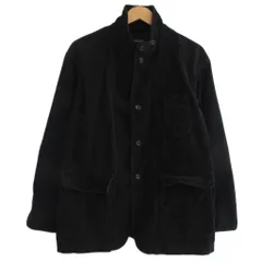 エンジニアードガーメンツ Engineered Garments NEW YORK ロイタージャケット コーデュロイ スタンドカラー ワークジャケット USA製 黒 ブラック Sのサムネイル