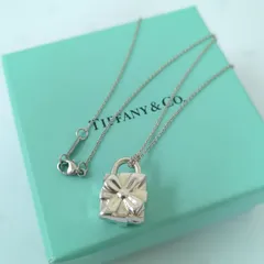 TIFFANY ティファニー ボックスロックチャーム ネックレス SV925
