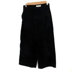 ビーミングバイビームス B:MING LIFE STORE by BEAMS ワイドパンツ アンクル丈 コーデュロイ S 紺 ネイビー /SM26