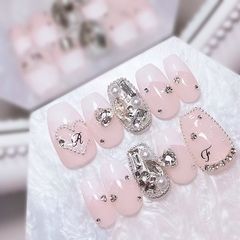 ネイルチップ 量産型 シンプル 黒ネイル ちゅるんネイル オタクネイル