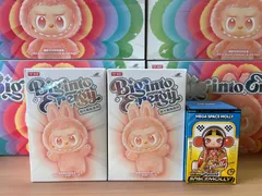 ⭐️【正規品・新品未開封】ラブブ Labubu Big into Energy 2ピース ＆Pop Mart Mega Space Molly シリーズ4 1ピース　合計3ピース エナジー モリー ぬいぐるみ フィギュア