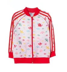 120サイズ アディダス トレフォイル オールオーバー プリント トラックジャージ