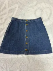 L アメリカンアパレル AA デニムスカート Indigo