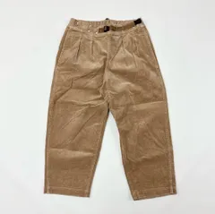 GRAMICCI グラミチ x CIAOPANIC チャオパニック 別注 GMP-21F1927 ストレッチ コーデュロイ ワイド タック パンツ ベージュ 系 S 703 ①
