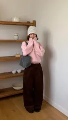 コーデュロイパンツ（ブラウン）