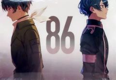 [중고] 포스터 A3 클리어 포스터 신&키리야 [추첨 당당 86-에이티식스- 온라인 복권 2022 가을] B-10상