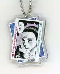 【中古】雑貨 [単品]クロロ=ルシルフル＆ヒソカ(ブルー) キャラアクリルチャーム 「HUNTER×HUNTER ヒソカの”伸縮自在の愛”風グミ コーラ味」 冨樫義博展 -PUZZLE-グッズ 同梱品