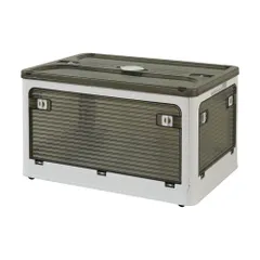 ５面開きができる！折りたたみ収納ボックス XLサイズ （82L） 3個セット　RGCB-XL3-WH　ホワイト