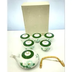 香蘭社 茶器セット（急須1、湯呑5、茶托5）