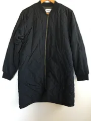 ネイビー キルティングコート レディース F ブラック 2992202511220011