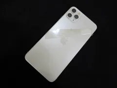 アップル Apple アイフォン iPhone11PRO MWHP2J スマホ 液晶バッテリ交換品 背面ひびあり ジャンク品■