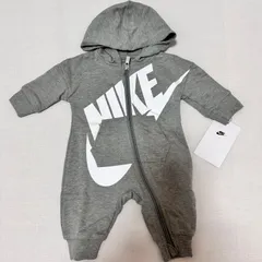 新品　NIKE ナイキ　長袖　ロンパース　グレー　65 ベビー　 カバーオール