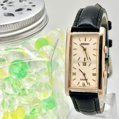 【新品電池】SEIKO セイコー LUCENT ルーセント デュアルタイム  ゴールド 1F2W-5A00 新品ベルト