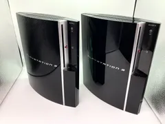 【ジャンク品・本体のみ・２台まとめ売り】PLAYSTATION 3(80GB) クリアブラック
