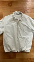 ポロ ラルフローレン 白 スイングトップ ジャケット