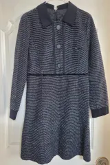 SOUP ネイビー ツイード ONE PIECE (55)