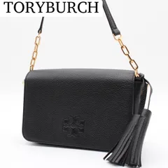 【美品】ToryBurch Thea タッセル フラップバッグ ショルダーバッグ