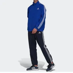 ★アディダス adidas 新品 メンズ 吸汗速乾 快適 スポーツ ジャージ トラック 上下セット スーツ SET L [SETH122021N-L] 五 弐★QWER★