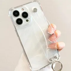 【iPhoneSE2/SE3/16e/17/17Air】ハンドベルト TPUケース クリアケース 落下防止