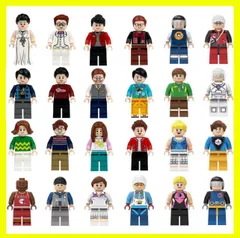 【Cパターン★街の人24体】大量 一般市民 ミニフィグ レゴ 互換  人 人形 ブロック