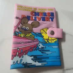 未使用新品 LUCALAB 鼠ボート 6穴バインダー表紙 (航海する鼠)