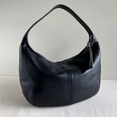 Vintage Coach Ergo Hobo Shoulder Bag Black Cowhide Leather y2k
