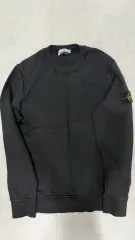 STONE ISLAND ストーンアイランド ブラック スウェット Tシャツ M