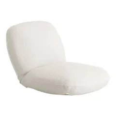大人かわいいインテリア ブークレ座椅子【Chammy -チャミー-】　SH-07-OKBFZ-IV　アイボリー