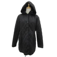 マックレガー マクレガー McGREGOR キルティングコート 中綿コート ロング丈 無地 L 黒 ブラック /YS13