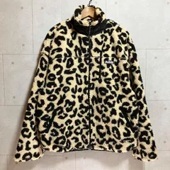 PAGEBOYLIM ページボーイリム レオパード ボアブルゾン ヒョウ柄 ボアジャケット アウター L ベージュ メンズ レディース SG377-2