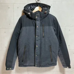 BEAMS HEART ビームスハート ダウンジャケット アウター S ウール 防寒 ネイビー ブラック 黒 メンズSG377-4