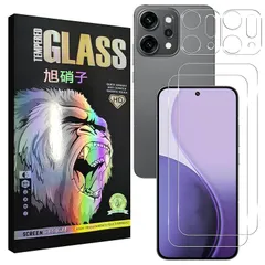 対応 OPPO Reno14 ガラスフイルム 【2+2 枚セット- AGC旭硝子】 oppo reno14 フイルム 【2枚】+ レンズフィルム 【2枚】 reno14 液晶保護フィルム オッポ リノ14 強化ガラス 液晶 ガラス 【 日本旭硝子素材採用 硬度