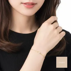変色しにくい 16金コーティング 金属アレルギー対応 華奢 ブレスレット サイズ調整可能 アジャスター付き シンプル 小粒 クリスタルストーン 上品 煌めく 普段使い オフィス お呼ばれ レディース アクセサリー rtb103