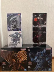 遊戯王　一番くじ　シリーズvol.4 三幻神顕現　A賞　B賞　プライズ　フィギュア　まとめ売り　6個　セット　箱ダメ特価