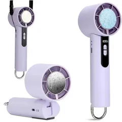 ハンディファン【2025年モデル・瞬間冷却】携帯扇風機 冷却プレート 超高速大風量 5200mAh大容量 折り畳み 手持ち扇風機 小型 100段階風力調節 接触冷感 ミニファン 超軽量 静音 ハンディ扇風機 USB充電式 暑さ対策 4in1 手持ち 卓上 首掛