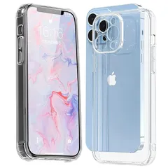 対応 iPhone 13 Pro Max 6.7インチ ケース iPhone13 ProMax クリア ケース iPhone13ProMax カバー シェル スマホ保護カバー 〔SGS認証 クリア 美しい 光沢感 落下防止 衝撃吸収 保護 頑丈 軽量 傷防止 