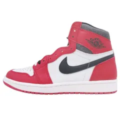 ナイキ NIKE AIR JORDAN 1 HIGH OG "LOST & FOUND/CHICAGO" エアジョーダン1 ハイカット スニーカー シューズ シカゴ ロストアンドファウンド レザー DZ5485-612 US9 27.0cm 赤 レッドのサムネイル