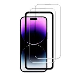 KPNS いphone14pro max ガラスフィルム【2枚セット】日本素材製 強化ガラス iPhone 14 Pro Max 用 ガラスフィルム 強化ガラス カバー 保護フィルム