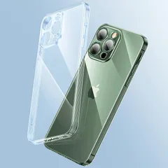 iPhone 13 Pro ケース クリア 透明 耐衝撃 アイフォン13pro カバー ワイヤレス充電 薄型 柔らかい 軽量 TPU 黄変防止 ファッション ソフトケース 人気 保護カバー(全透明)