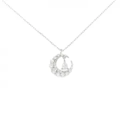 PT900/PT850 ダイヤモンド ネックレス 0.13CT
